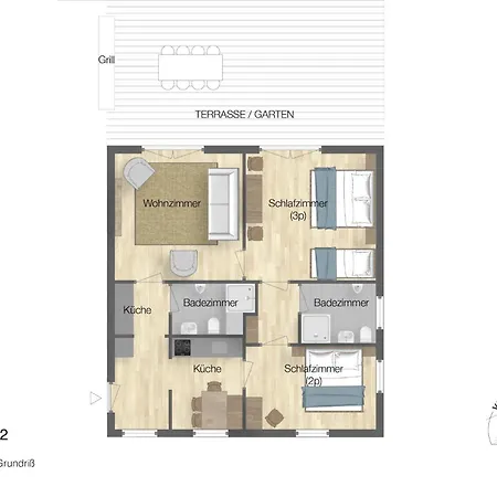 Lejlighed Sonne Mit Grossem Garten *